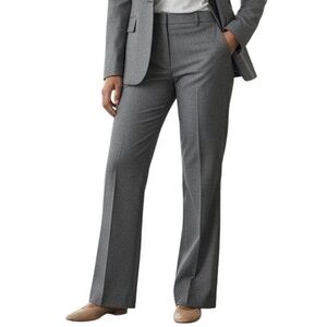 Banana Republic Martin Mid Rise Straight Leg Dress Pants Gray Women 0P NWT